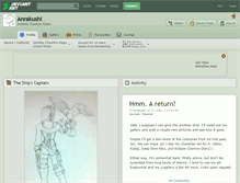 Tablet Screenshot of anrakushi.deviantart.com