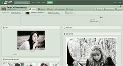 Desktop Screenshot of face-of-the-century.deviantart.com