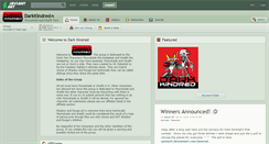 Desktop Screenshot of darkkindred.deviantart.com