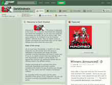 Tablet Screenshot of darkkindred.deviantart.com