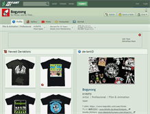 Tablet Screenshot of bogyeong.deviantart.com