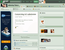 Tablet Screenshot of adommy-fans.deviantart.com