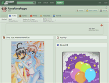 Tablet Screenshot of fuwafuwapuppy.deviantart.com