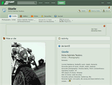 Tablet Screenshot of gizelle.deviantart.com