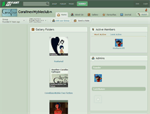 Tablet Screenshot of coralinexwybieclub.deviantart.com