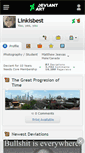 Mobile Screenshot of linkisbest.deviantart.com