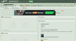 Desktop Screenshot of dragonfacepalm.deviantart.com