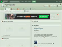 Tablet Screenshot of dragonfacepalm.deviantart.com