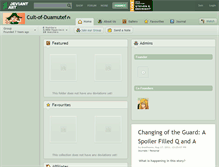 Tablet Screenshot of cult-of-duamutef.deviantart.com