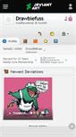 Mobile Screenshot of drawblefuss.deviantart.com
