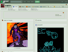 Tablet Screenshot of mugetsu.deviantart.com