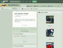 Tablet Screenshot of chevyfordlovers.deviantart.com