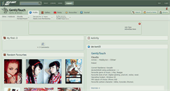 Desktop Screenshot of gentlytouch.deviantart.com