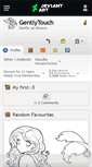 Mobile Screenshot of gentlytouch.deviantart.com