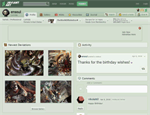 Tablet Screenshot of ensoul.deviantart.com