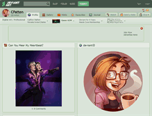 Tablet Screenshot of cpatten.deviantart.com