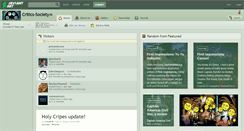 Desktop Screenshot of critics-society.deviantart.com