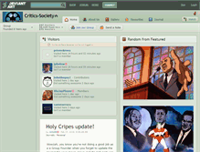 Tablet Screenshot of critics-society.deviantart.com