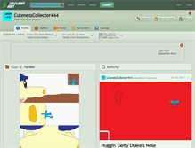 Tablet Screenshot of cutenesscollector444.deviantart.com