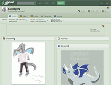 Tablet Screenshot of cjrodgers.deviantart.com