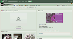 Desktop Screenshot of geckopaws.deviantart.com