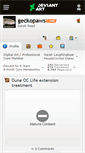 Mobile Screenshot of geckopaws.deviantart.com
