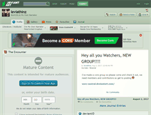 Tablet Screenshot of leviathinz.deviantart.com