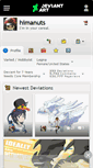Mobile Screenshot of himanuts.deviantart.com