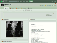 Tablet Screenshot of forevercasi.deviantart.com