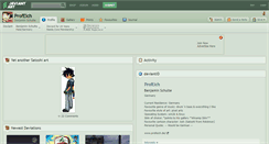 Desktop Screenshot of profeich.deviantart.com