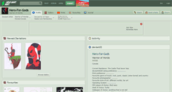 Desktop Screenshot of hero-for-gods.deviantart.com
