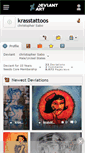 Mobile Screenshot of krasstattoos.deviantart.com