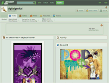 Tablet Screenshot of digitalgenital.deviantart.com