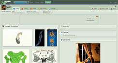 Desktop Screenshot of nalic.deviantart.com