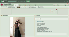 Desktop Screenshot of kristabelladc3.deviantart.com