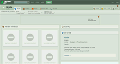 Desktop Screenshot of krolia.deviantart.com