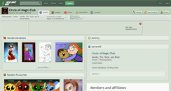 Desktop Screenshot of circle-of-magic-club.deviantart.com
