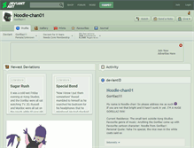 Tablet Screenshot of noodle-chan01.deviantart.com