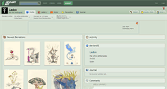 Desktop Screenshot of ladon.deviantart.com