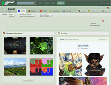 Tablet Screenshot of ggg0.deviantart.com