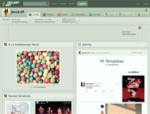 Tablet Screenshot of jecca-o9.deviantart.com