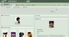 Desktop Screenshot of deryann12.deviantart.com