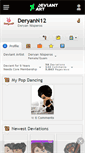 Mobile Screenshot of deryann12.deviantart.com