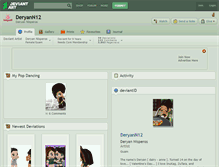 Tablet Screenshot of deryann12.deviantart.com