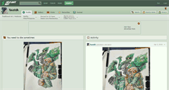Desktop Screenshot of faustdk.deviantart.com