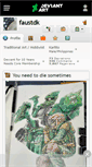 Mobile Screenshot of faustdk.deviantart.com