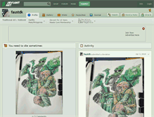 Tablet Screenshot of faustdk.deviantart.com