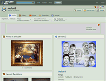 Tablet Screenshot of mella68.deviantart.com
