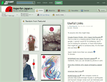 Tablet Screenshot of hope-for-japan.deviantart.com