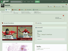 Tablet Screenshot of bbellek.deviantart.com